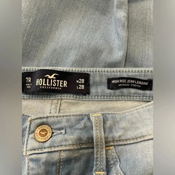 Hollister High Rise Jean Leggings Advanced Stretch Size 28 - Picture 5 of 10